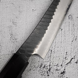 Nigara SG2 KU Butcher 165mm Kurouchi Tsuchme Ebony