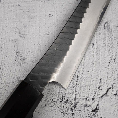 Nigara SG2 KU Butcher 165mm Kurouchi Tsuchme Ebony