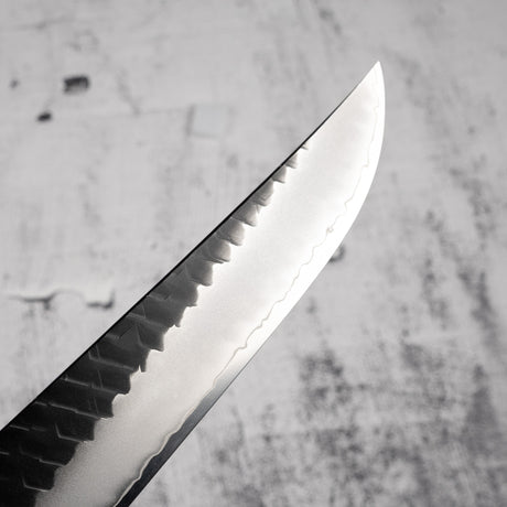 Nigara SG2 KU Butcher 165mm Kurouchi Tsuchme Ebony