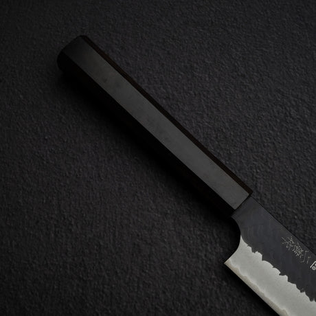 Nigara SG2 Kurouchi Tsuchime K-Tip Sujihiki 255mm Ebony