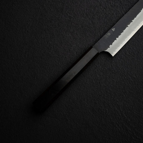 Nigara SG2 Kurouchi Tsuchime K-Tip Sujihiki 255mm Ebony