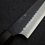 Nigara SG2 Kurouchi Tsuchime K-Tip Sujihiki 255mm Ebony