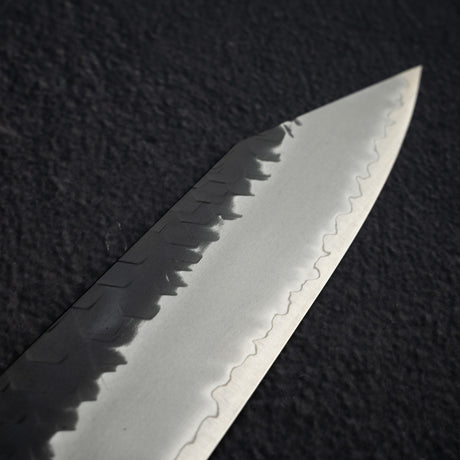 Nigara SG2 Kurouchi Tsuchime K-Tip Sujihiki 255mm Ebony