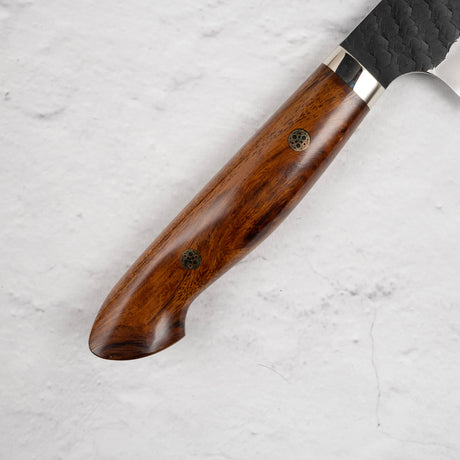 Nigara SG2 Kurouchi Tsuchime Gyuto 210mm Western Ironwood