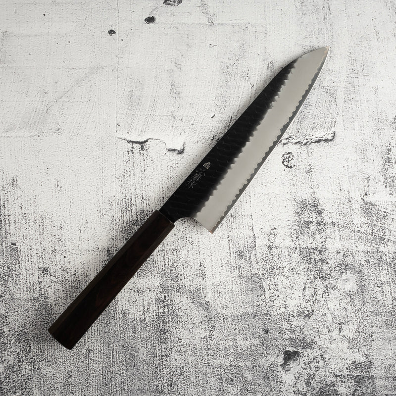 Nigara SG2 KU Gyuto 210mm Tsuchime Ebony