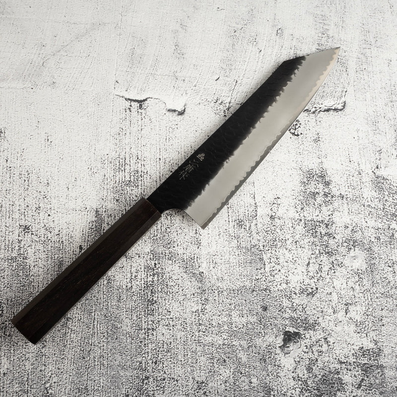 Nigara SG2 KU K-tip Gyuto 210mm Tsuchime Ebony
