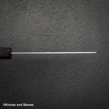 Nigara SG2 Tsuchime Matt Migaki K tip Nakiri 180mm Ebony Handle