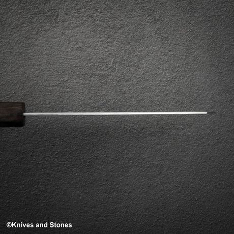 Nigara SG2 Tsuchime Matt Migaki K tip Nakiri 180mm Ebony Handle