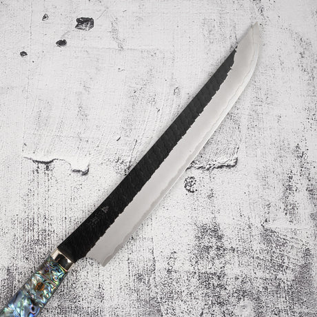 Nigara SG2 Kurouchi Tsuchime Sakimaru Sujihiki 270mm Mother-of-pearl Handle