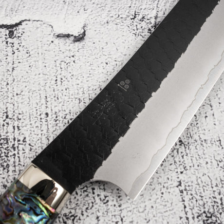 Nigara SG2 Kurouchi Tsuchime Sakimaru Sujihiki 270mm Mother-of-pearl Handle