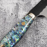 Nigara SG2 Mother-of-pearl Sakimaru Sujihiki 300mm Kurouchi Tsuchime