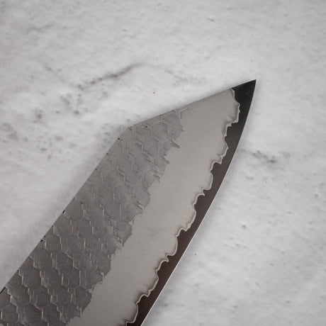 Nigara SG2 Tsuchime Matt Migaki Bunka 180mm Western Ironwood