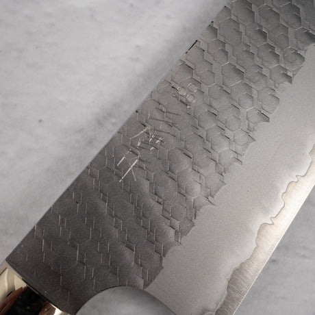 Nigara SG2 Tsuchime Matt Migaki Bunka 180mm Western Ironwood
