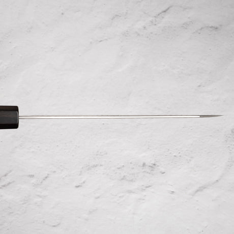 Nigara SG2 Tsuchime Matt Migaki K-tip Gyuto 210mm Ebony