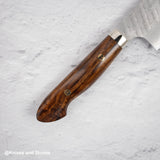 Nigara SG2 Tsuchime Matt Migaki K-tip Gyuto 210mm Western Ironwood