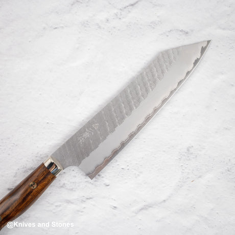 Nigara SG2 Tsuchime Matt Migaki K-tip Gyuto 210mm Western Ironwood