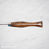 Nigara SG2 Tsuchime Matt Migaki K-tip Gyuto 210mm Western Ironwood