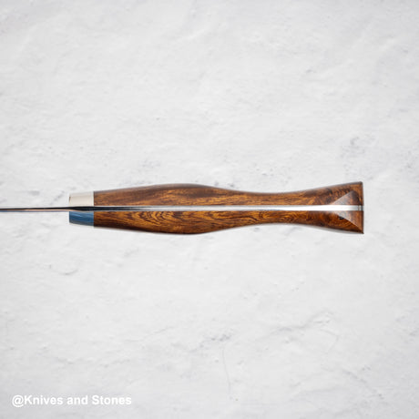 Nigara SG2 Tsuchime Matt Migaki K-tip Gyuto 210mm Western Ironwood