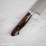 Nigara SG2 Tsuchime Matt Migaki K-tip Nakiri 180mm Western Ironwood