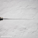 Nigara SG2 Tsuchime Matt Migaki K-tip Nakiri 180mm Western Ironwood