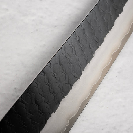 Nigara SG2 Tsuchime Kurouchi K-tip Sujihiki 255mm Mother-of-pearl handle
