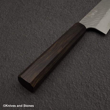 Nigara SG2 Tsuchime Matt Migaki Gyuto 210mm Ebony Handle
