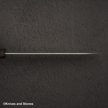 Nigara SG2 Tsuchime Matt Migaki Gyuto 210mm Ebony Handle