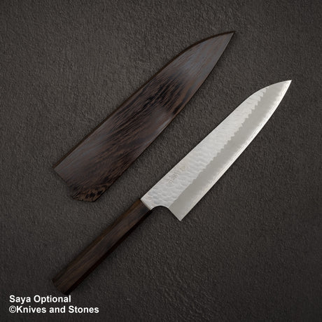 Nigara SG2 Tsuchime Matt Migaki Gyuto 210mm Ebony Handle