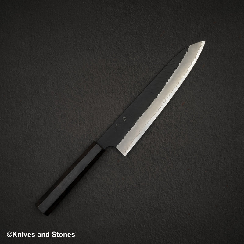 Nigara SG2 Tsuchime Kurouchi Gyuto 240mm Ebony