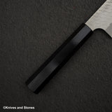Nigara SG2 Tsuchime Matt Migaki K-tip Gyuto 240mm Ebony