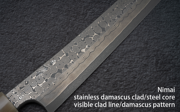 Construction: Nimai - Stainless Damascus Clad