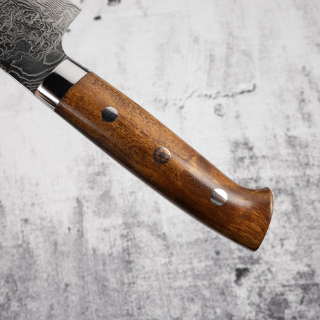 Takeshi Saji SG2 Diamond Damascus Gyuto 180mm Ironwood Handle