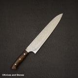 사지 타케시 SG2 다이아몬드 다마스커스 규토(셰프나이프) 270mm 아이언우드 핸들