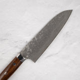 사지 타케시 블랙 다마스커스 SG2 산토쿠(다용도칼) 180mm 아이언우드 핸들