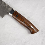 사지 타케시 블랙 다마스커스 SG2 산토쿠(다용도칼) 180mm 아이언우드 핸들