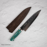 Takeshi Saji SRS13 Gyuto 210mm Western Green Turquosie