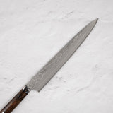 Saji Damascus Sujihiki 270mm VG10 Ironwood