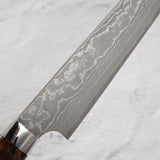 Saji Damascus Sujihiki 270mm VG10 Ironwood