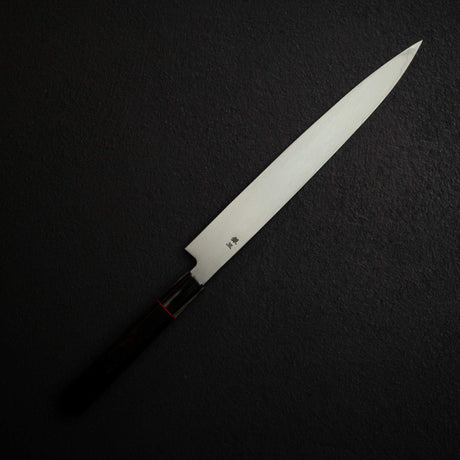 Sakai Takayuki Gintan Ginsanko Yanagiba 270mm,  Ebony Handle Blonde Horn