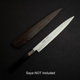 사카이 타카유키 긴탄 은삼강 야나기바(사시미칼) 270mm 에보니 핸들 블론드 혼