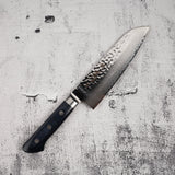사카이 타카유키 VG10 33겹 다마스커스 산토쿠(다용도칼) 180mm 리미티드 블루 핸들