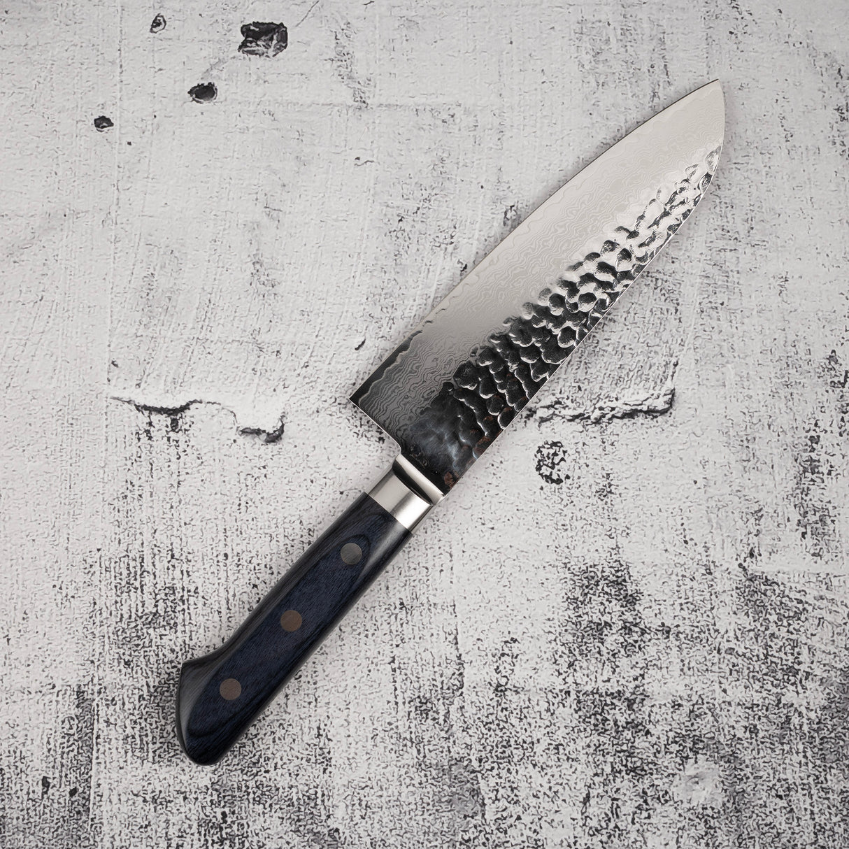 사카이 타카유키 VG10 33겹 다마스커스 산토쿠(다용도칼) 180mm 리미티드 블루 핸들
