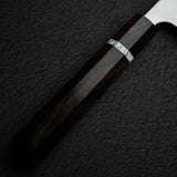 Shibata Koutetsu Chromax Boss Nakiri 175mm, Ebony White Ring Handle