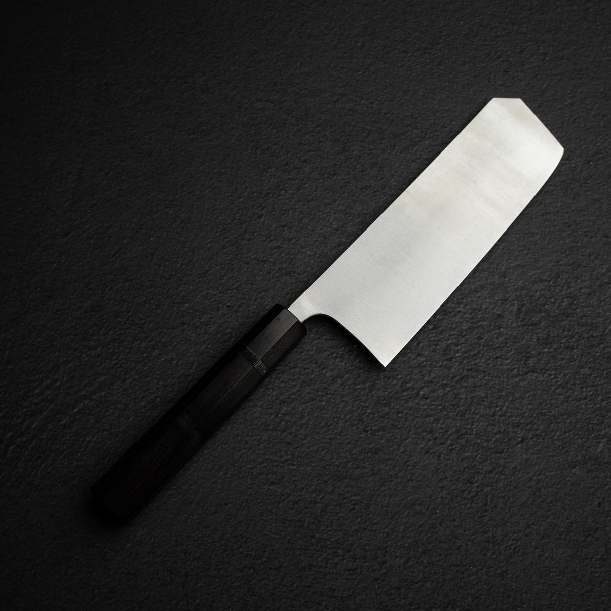 시바타 코테츠 크로맥스 보스 나키리(야채칼) 175mm 에보니 블랙 링 핸들