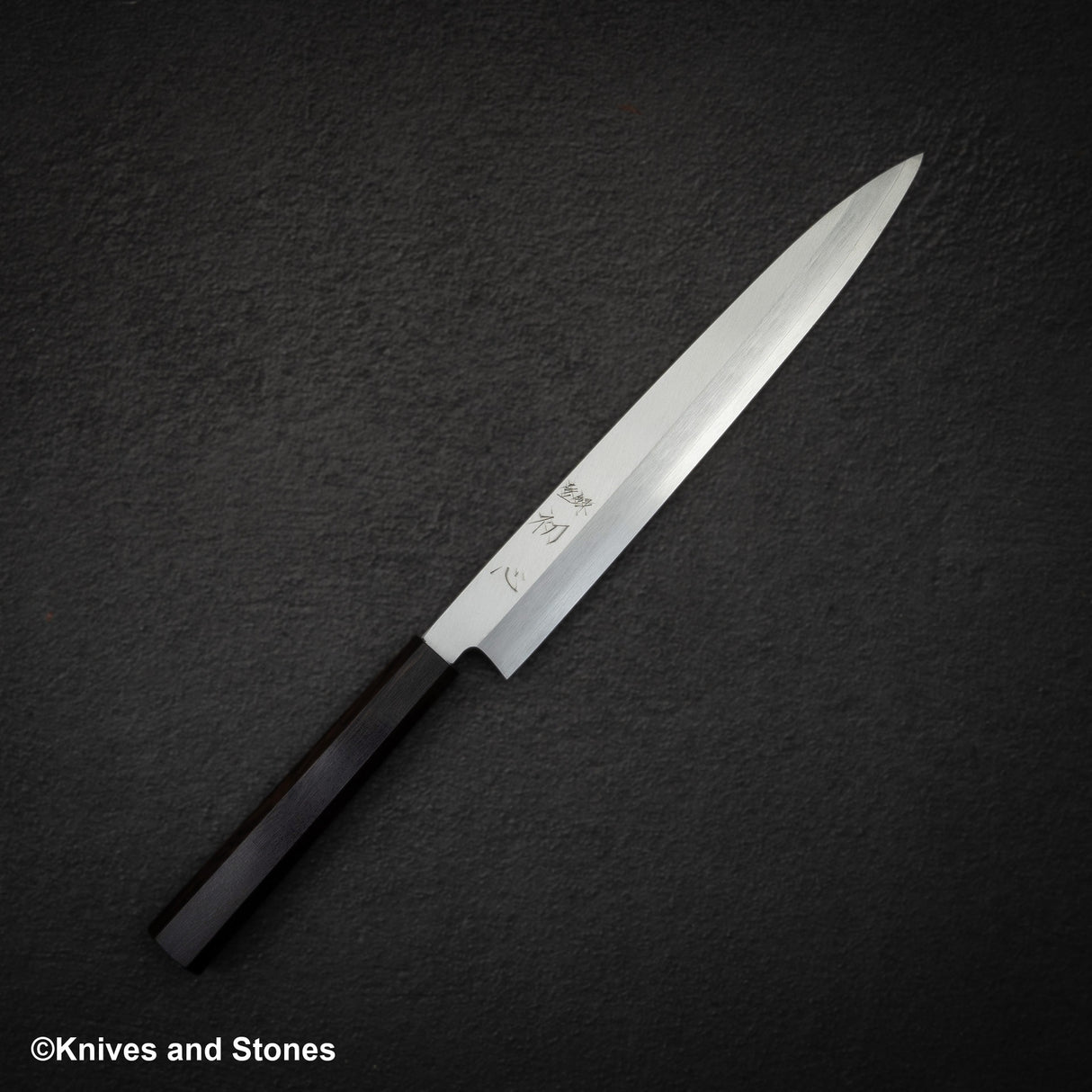 하츠코코로 x 묘진 시라사기 은삼강 야나기바(사시미칼) 270mm