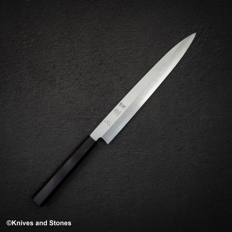 하츠코코로 x 묘진 시라사기 은삼강 야나기바(사시미칼) 270mm