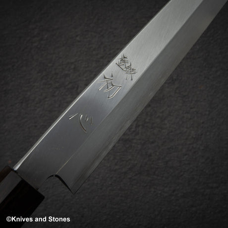 하츠코코로 x 묘진 시라사기 은삼강 야나기바(사시미칼) 270mm
