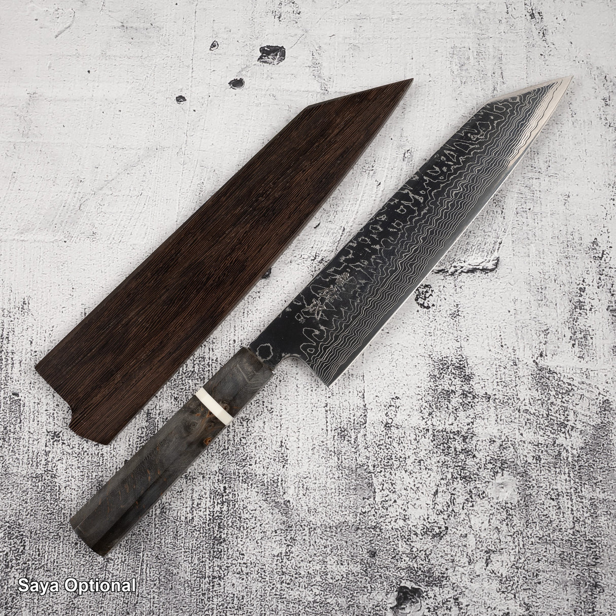 스케나리 SG2 다마스커스 K팁 규토(셰프나이프) 240mm 자작나무 핸들