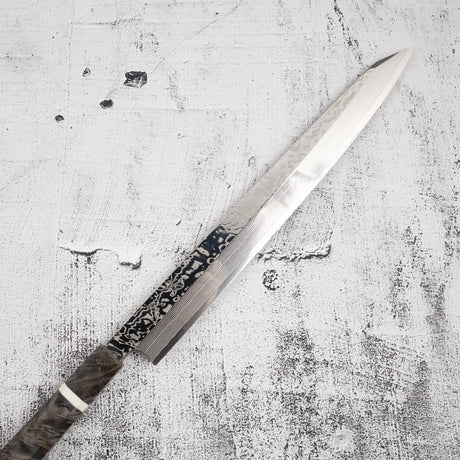 스케나리 SRS-13 다마스커스 K팁 야나기바(사시미칼) 300mm 경면 사야 포함