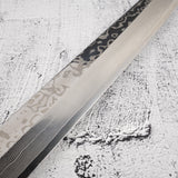 Sukenari SRS-13 Damascus K-tip Yanagiba 300mm Mirror Polish with Saya